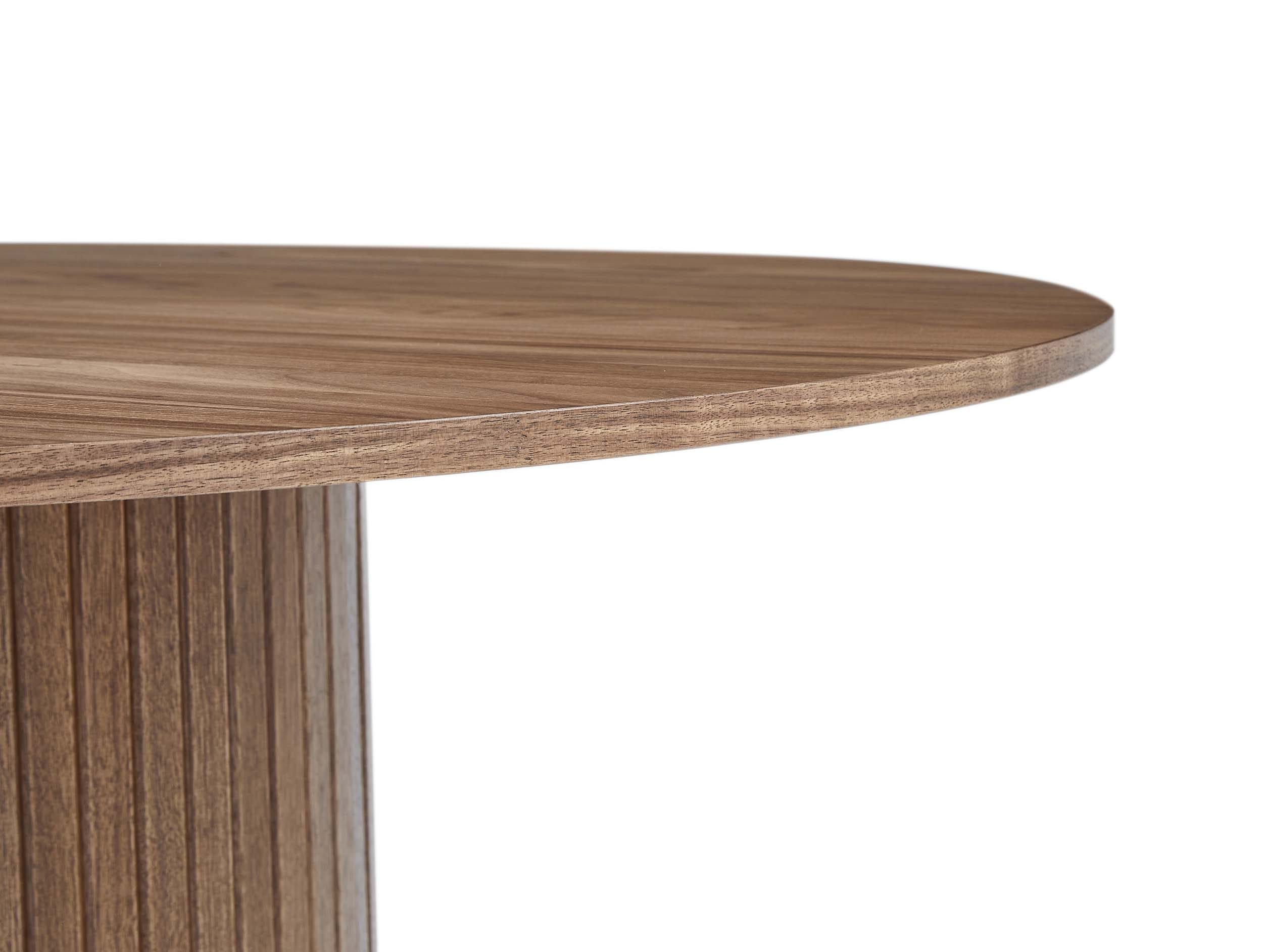 Caesar Round Dining Table – Walnut or Oak Finish