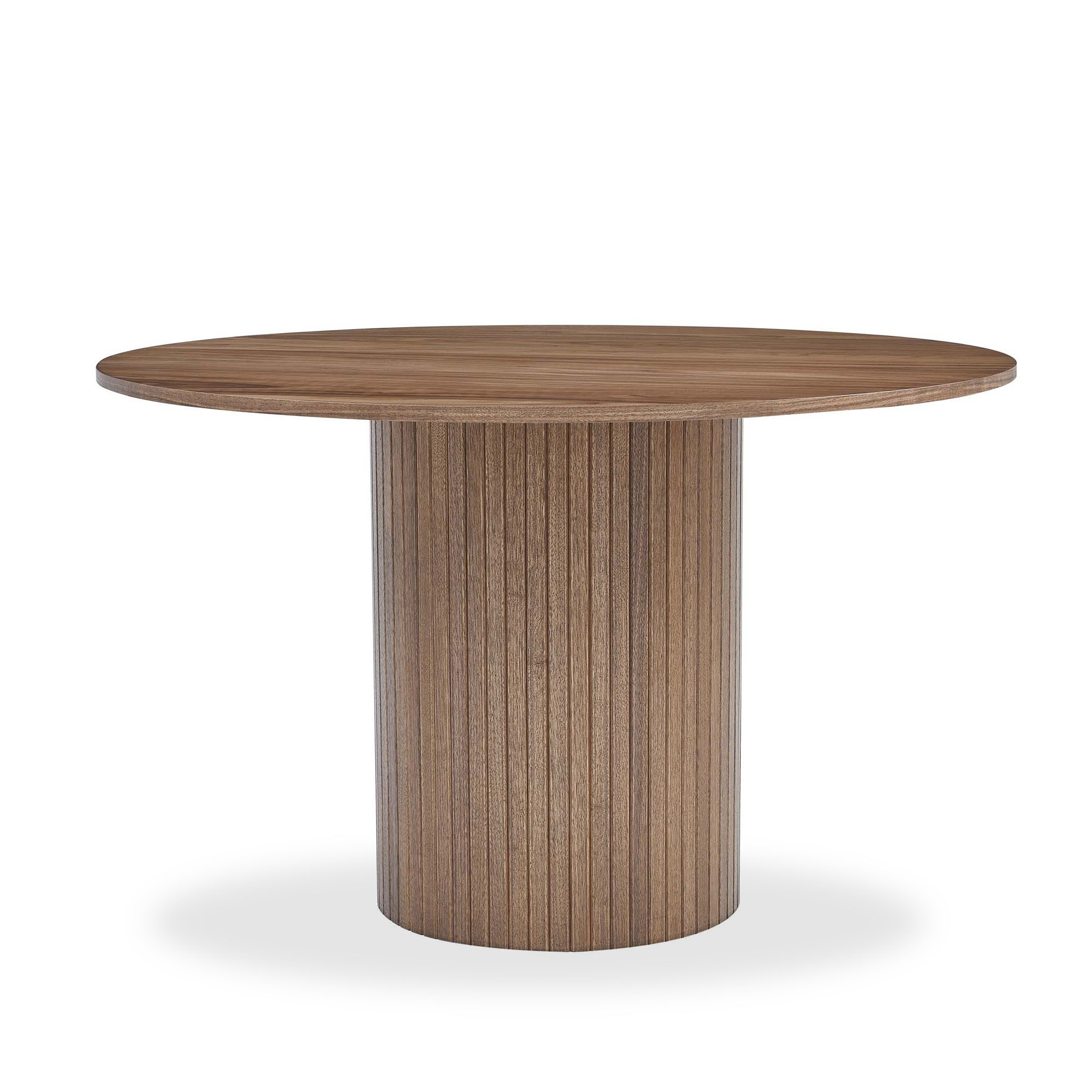 Caesar Round Dining Table – Walnut or Oak Finish