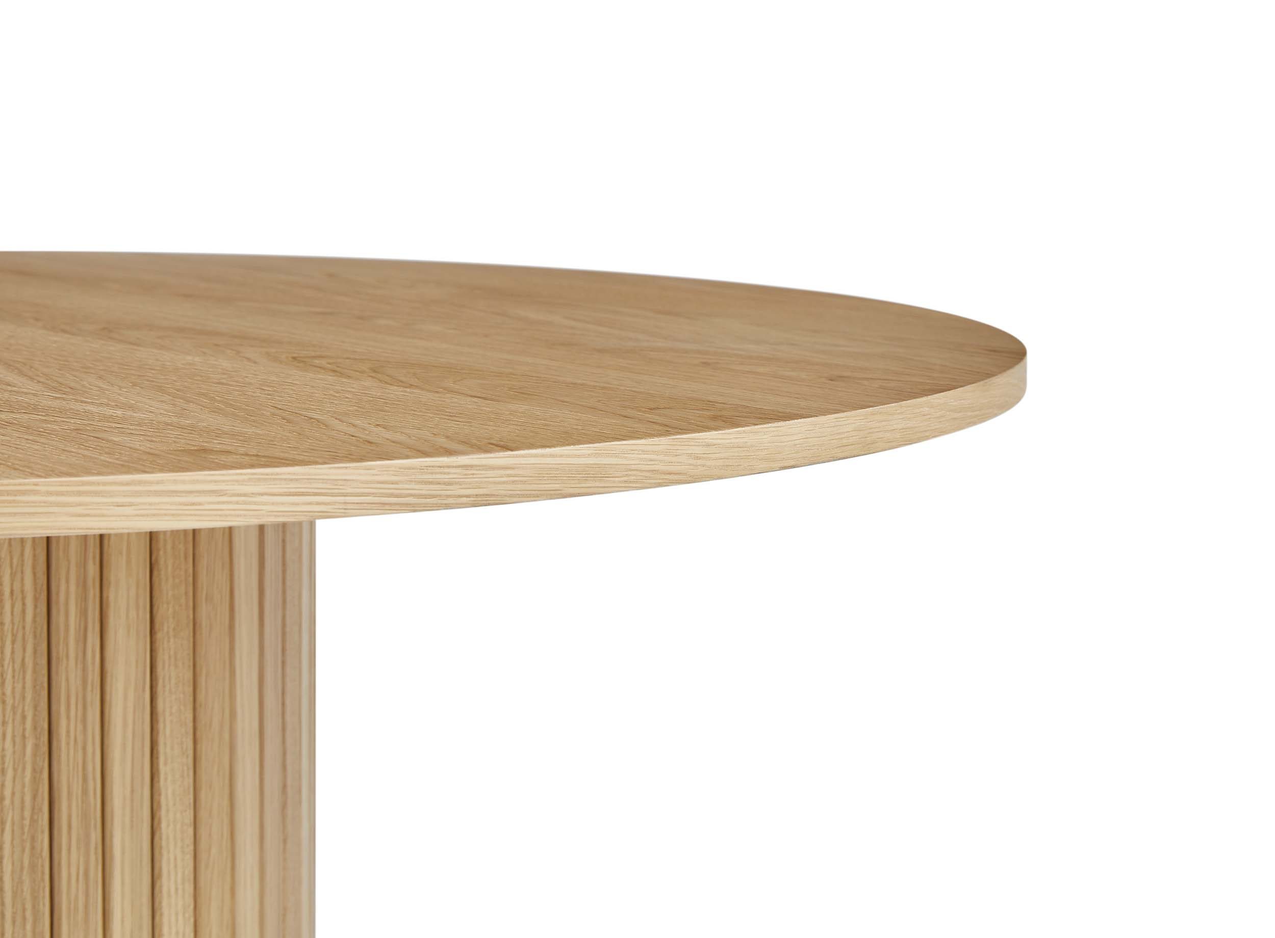 Caesar Round Dining Table – Walnut or Oak Finish